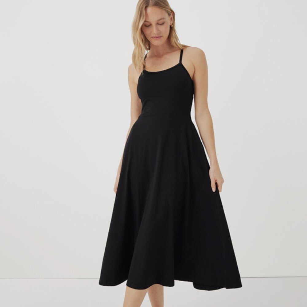Chic Black Midi Dress